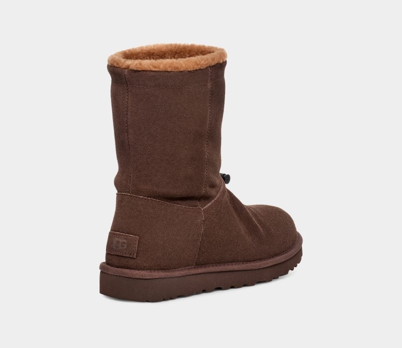 Deep Brown Ugg Classic Short Toggler Women's Winter Boots | Saudi Arabia-1845637