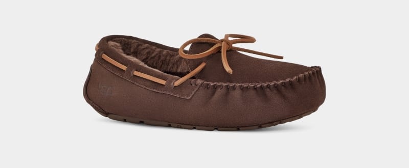 Deep Brown Ugg Dakota Women's Moccasins | Saudi Arabia-0231768