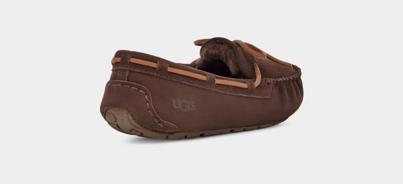 Deep Brown Ugg Dakota Women's Moccasins | Saudi Arabia-0231768