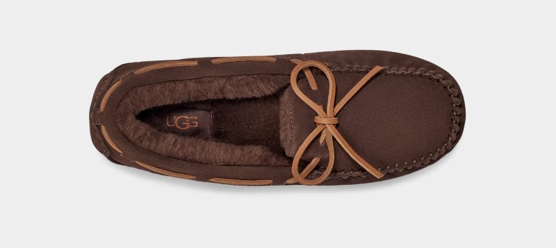 Deep Brown Ugg Dakota Women's Moccasins | Saudi Arabia-0231768