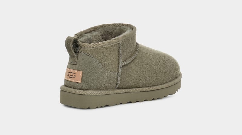 Green Ugg Classic Ultra Mini Women's Boots | Saudi Arabia-4752813