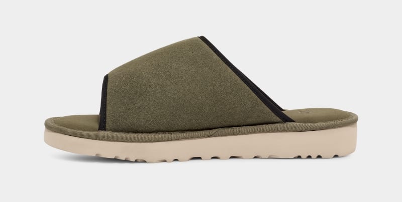 Green Ugg Goldencoast Men's Slides | Saudi Arabia-9638027