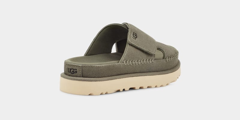 Green Ugg Goldenstar Cross Women's Slides | Saudi Arabia-0297654