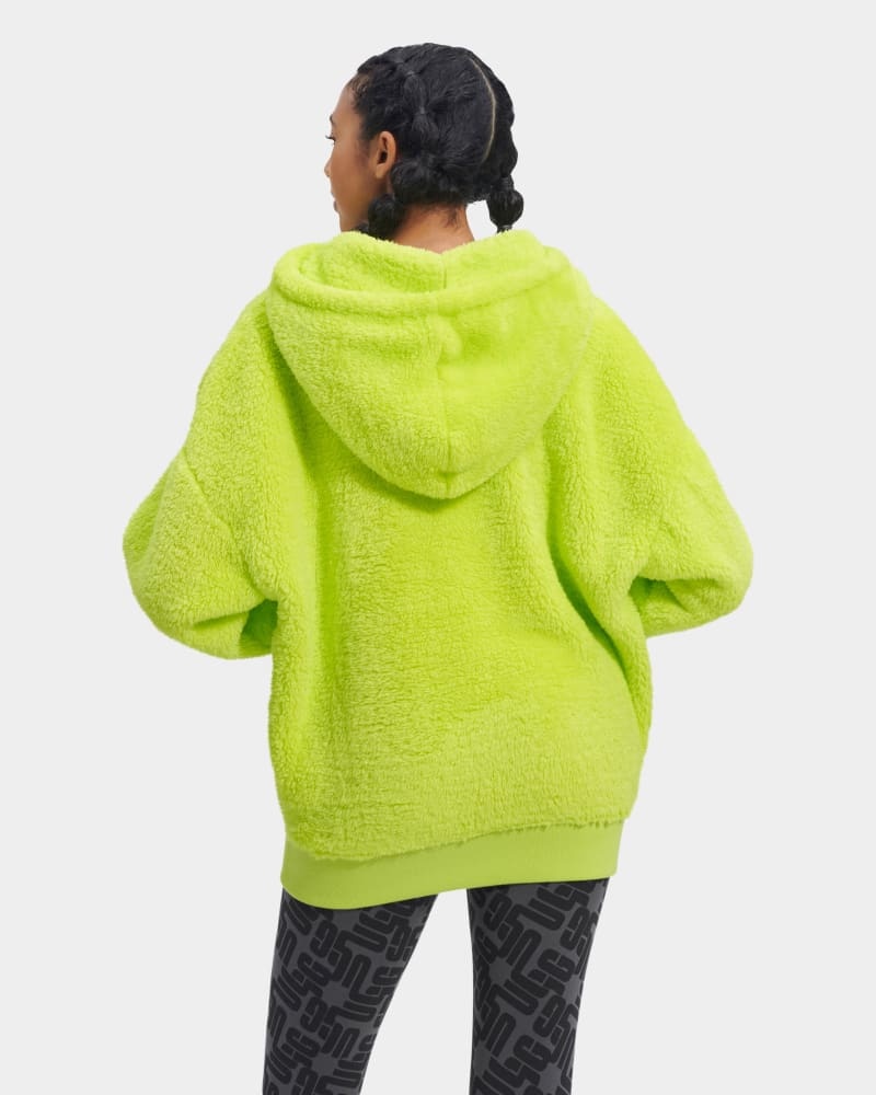 Green Ugg Loyra Sherpa Women's Hoodie | Saudi Arabia-6917345