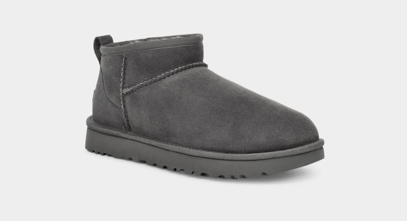 Grey Ugg Classic Ultra Mini Women's Boots | Saudi Arabia-3287069