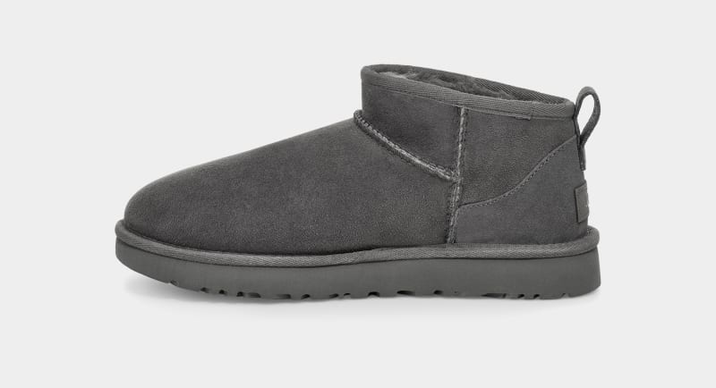 Grey Ugg Classic Ultra Mini Women's Boots | Saudi Arabia-3287069