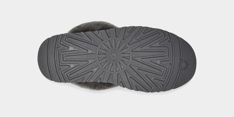 Grey Ugg Disquette Women's Slippers | Saudi Arabia-1046953