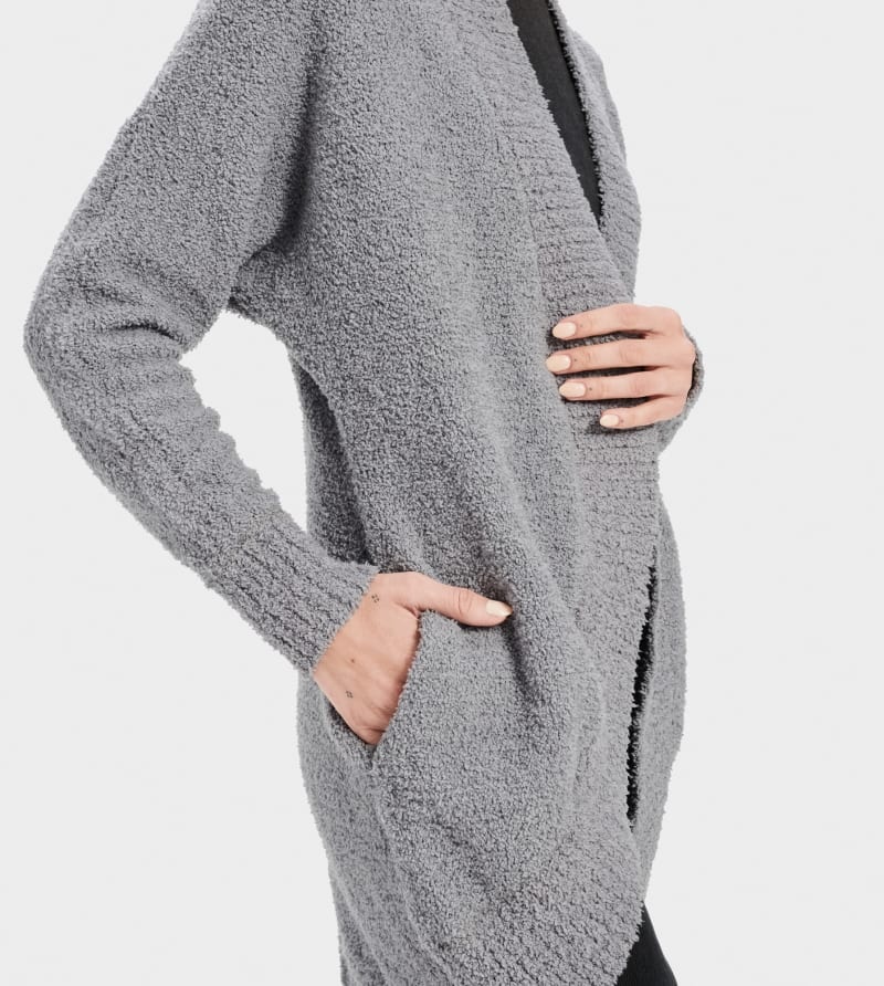 Grey Ugg Fremont Women's Cardigans | Saudi Arabia-2159846