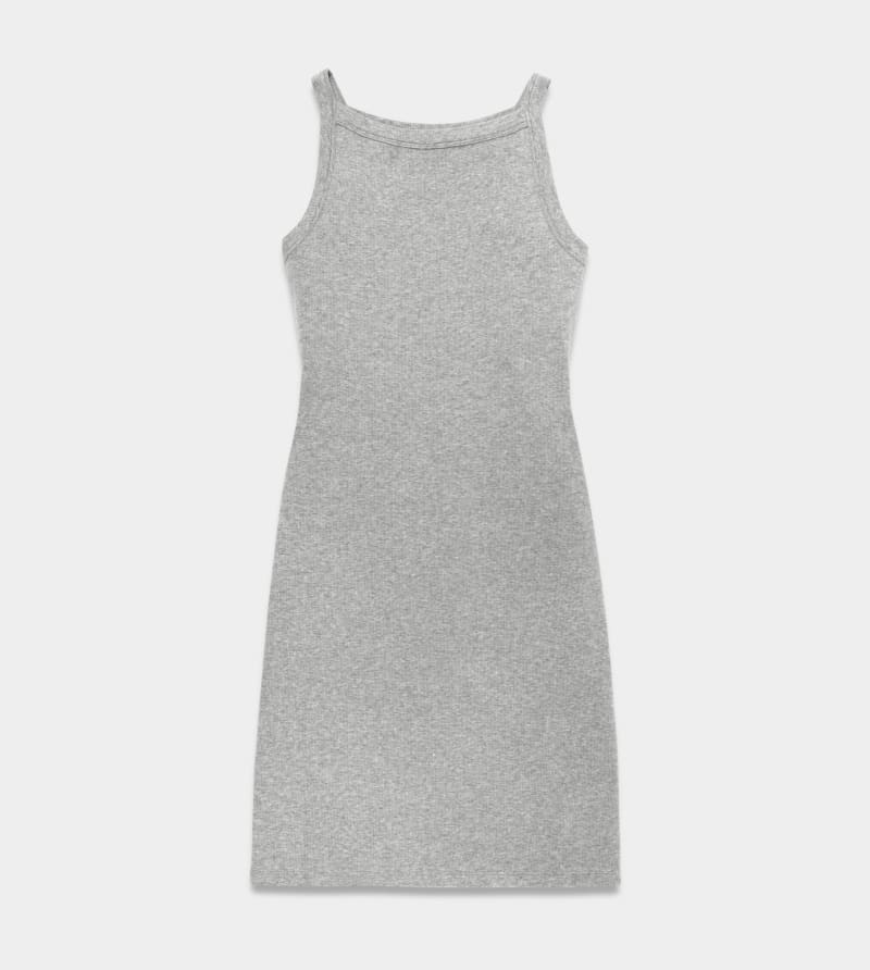 Grey Ugg Hatchell Ribbed Women's Dress | Saudi Arabia-5684109