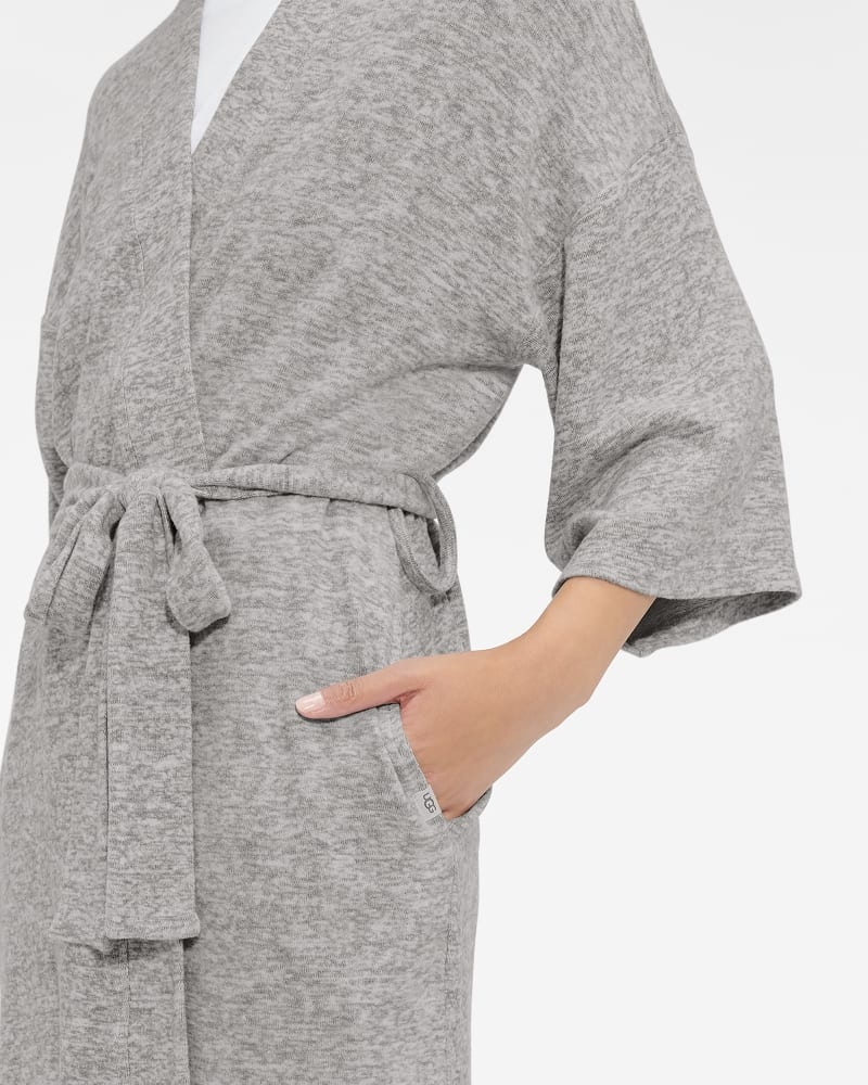 Grey Ugg Monrose Women's Robe | Saudi Arabia-1497586