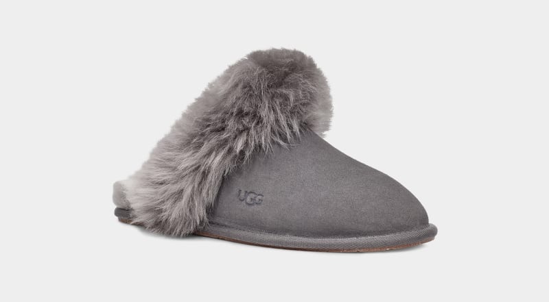 Grey Ugg Scuff Sis Women's Slippers | Saudi Arabia-1095428