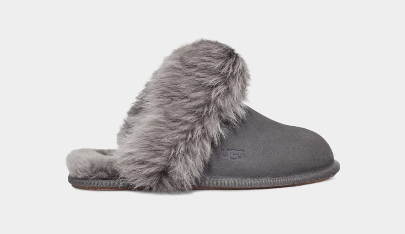 Grey Ugg Scuff Sis Women\'s Slippers | Saudi Arabia-1095428