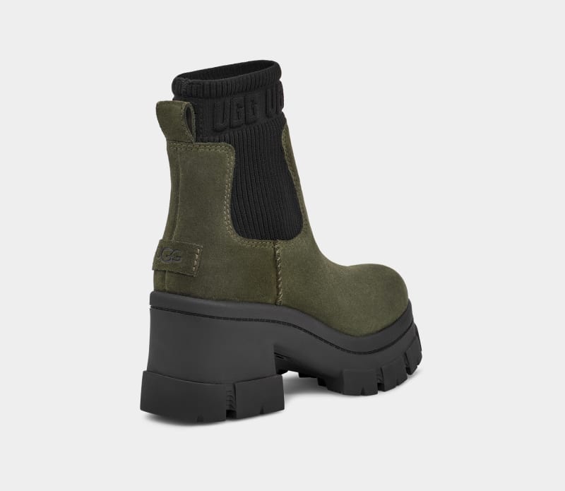 Khaki Ugg Brooklyn Women's Chelsea Boots | Saudi Arabia-6428570