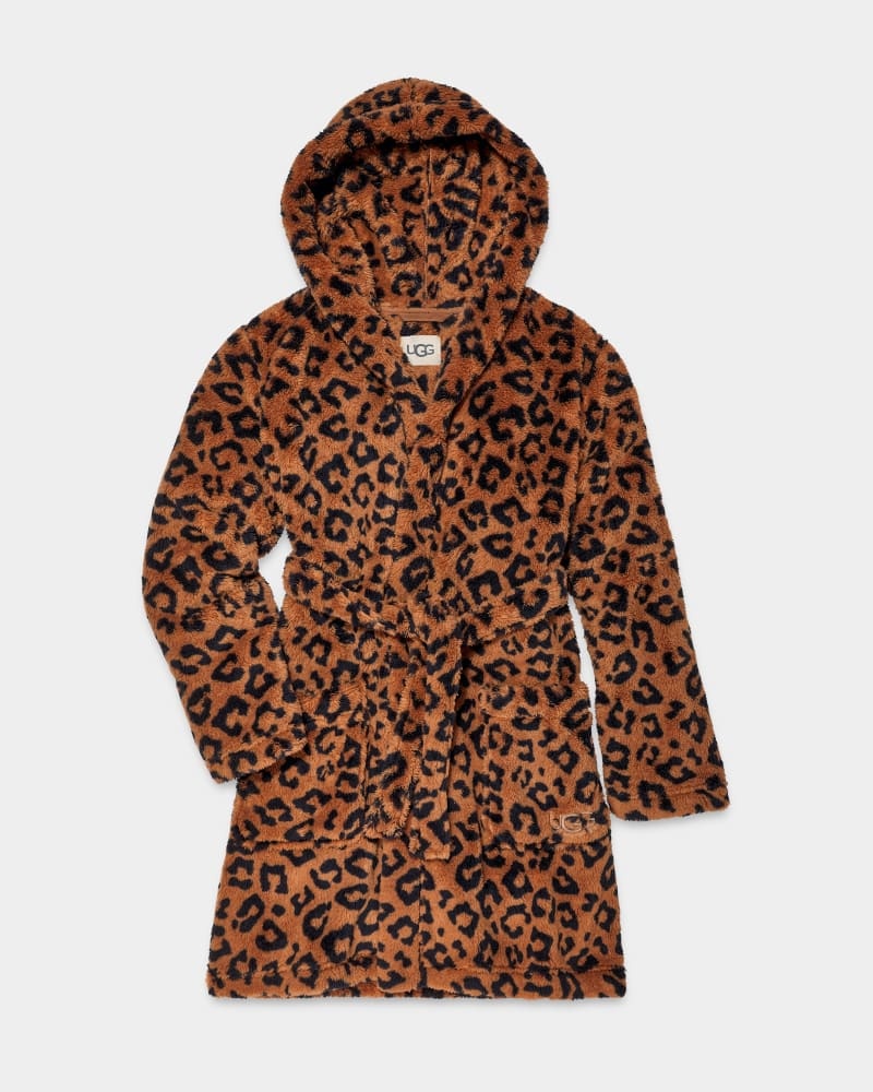 Leopard Ugg Aarti Print Women's Sleepwear | Saudi Arabia-4178650