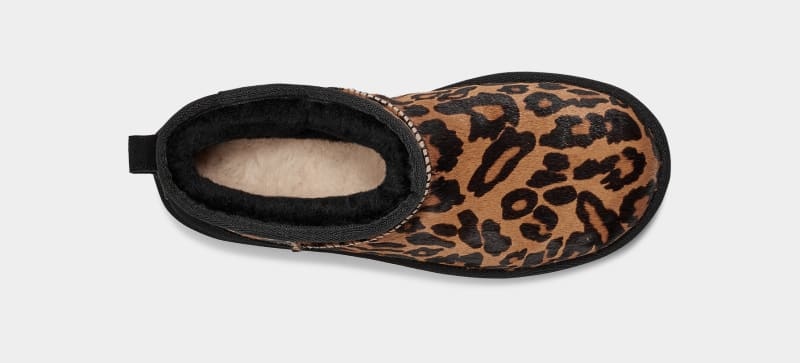 Leopard Ugg Classic Ultra Mini Panther Women's Boots | Saudi Arabia-9170325