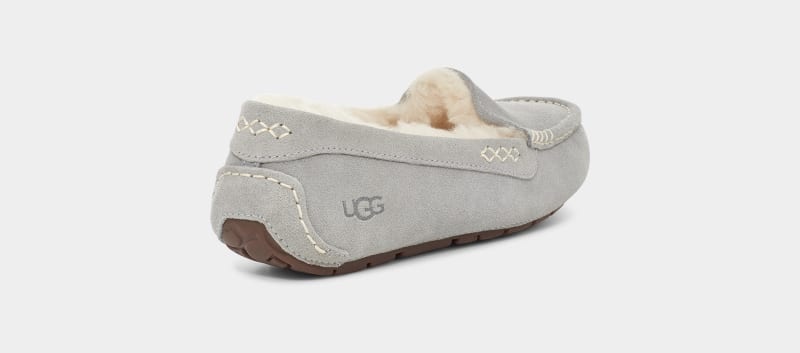 Light Grey Ugg Ansley Women's Moccasins | Saudi Arabia-0815342