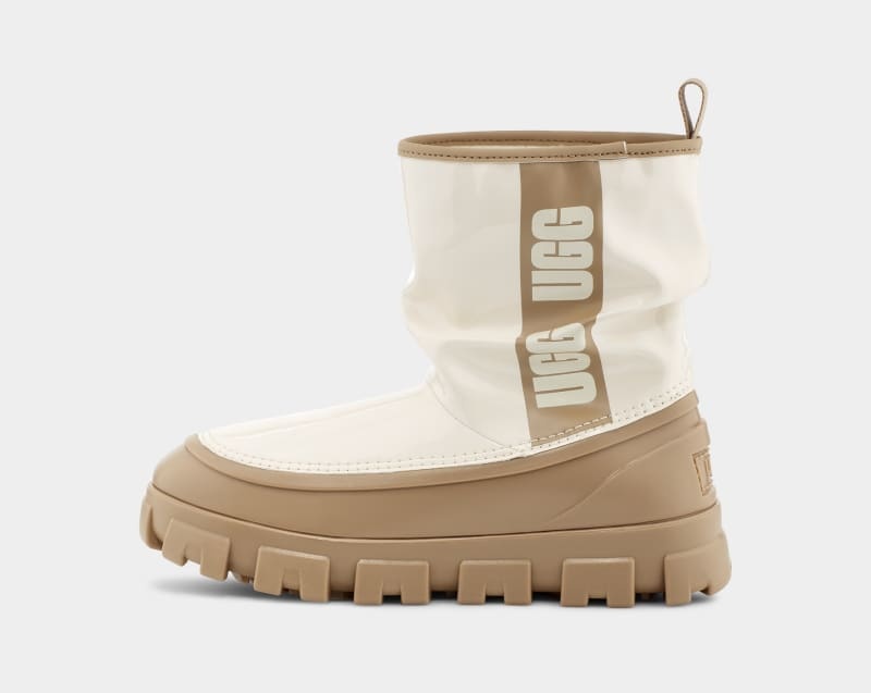 Mustard Ugg Classic Brellah Mini Women's Boots | Saudi Arabia-1824395