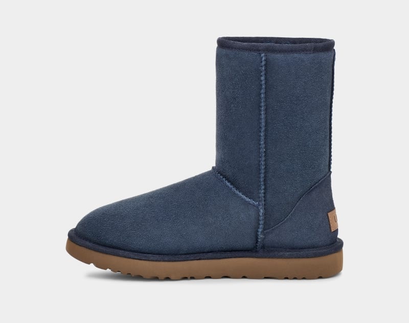 Navy Ugg Classic Short Ii Women's Boots | Saudi Arabia-1352684