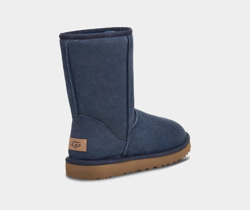 Navy Ugg Classic Short Ii Women's Boots | Saudi Arabia-1352684