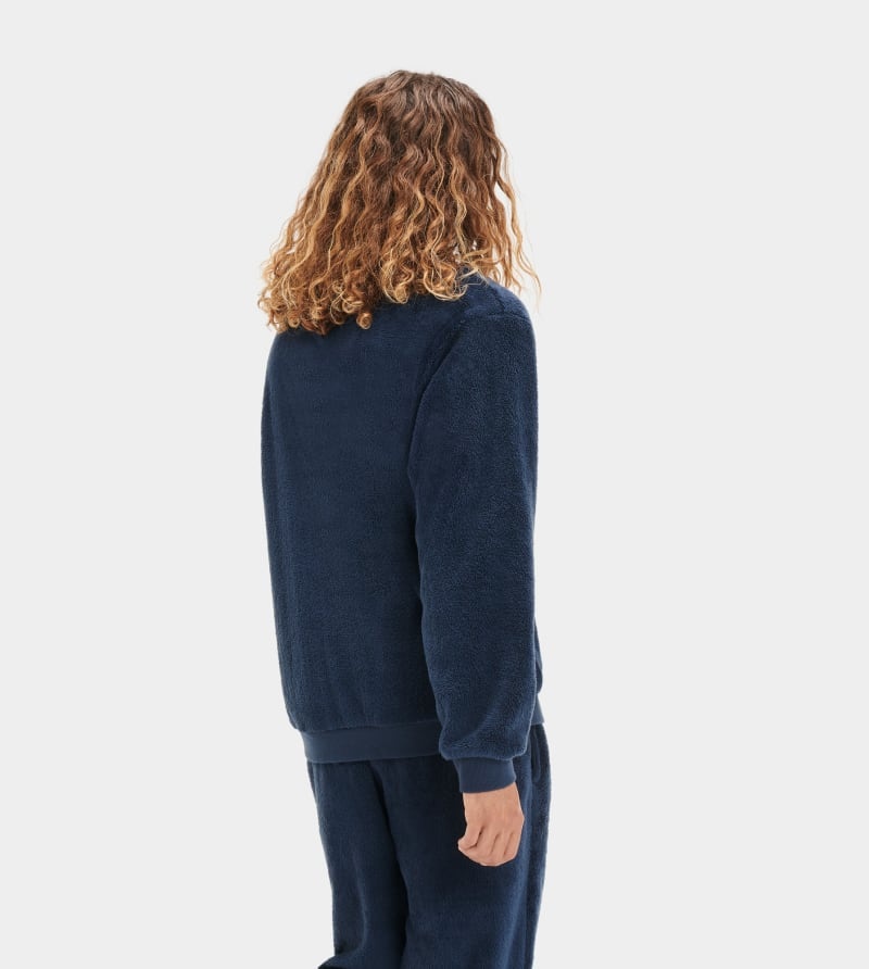 Navy Ugg Coby Men's Pullover | Saudi Arabia-8452769