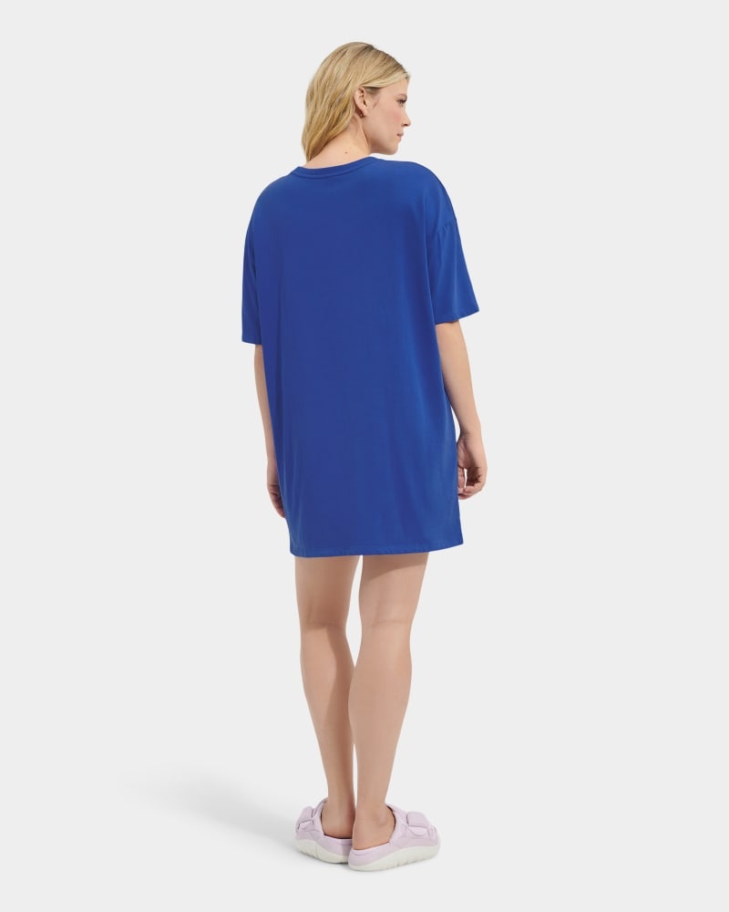 Navy Ugg Zoey T-Shirt Women's Dress | Saudi Arabia-9347082