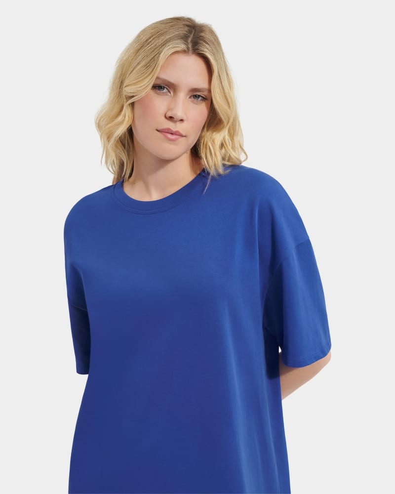 Navy Ugg Zoey T-Shirt Women's Dress | Saudi Arabia-9347082