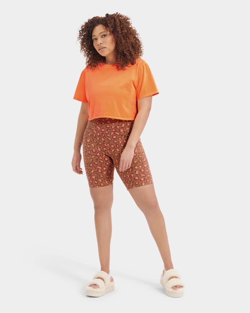 Orange Ugg Tana Cropped Women's Tee | Saudi Arabia-2596174