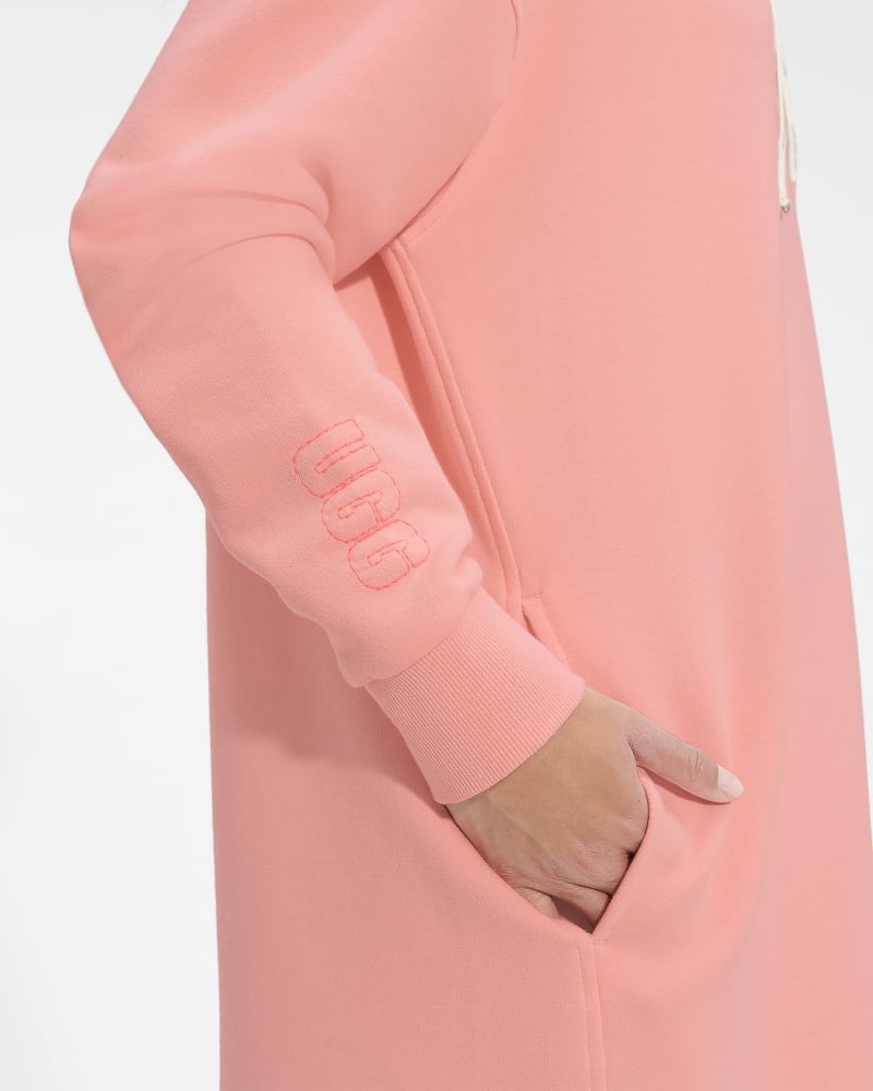 Pink Ugg Aderyn Hoodie Women's Dress | Saudi Arabia-5148973