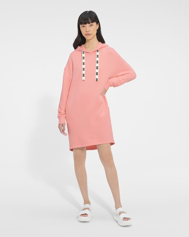 Pink Ugg Aderyn Hoodie Women\'s Dress | Saudi Arabia-5148973