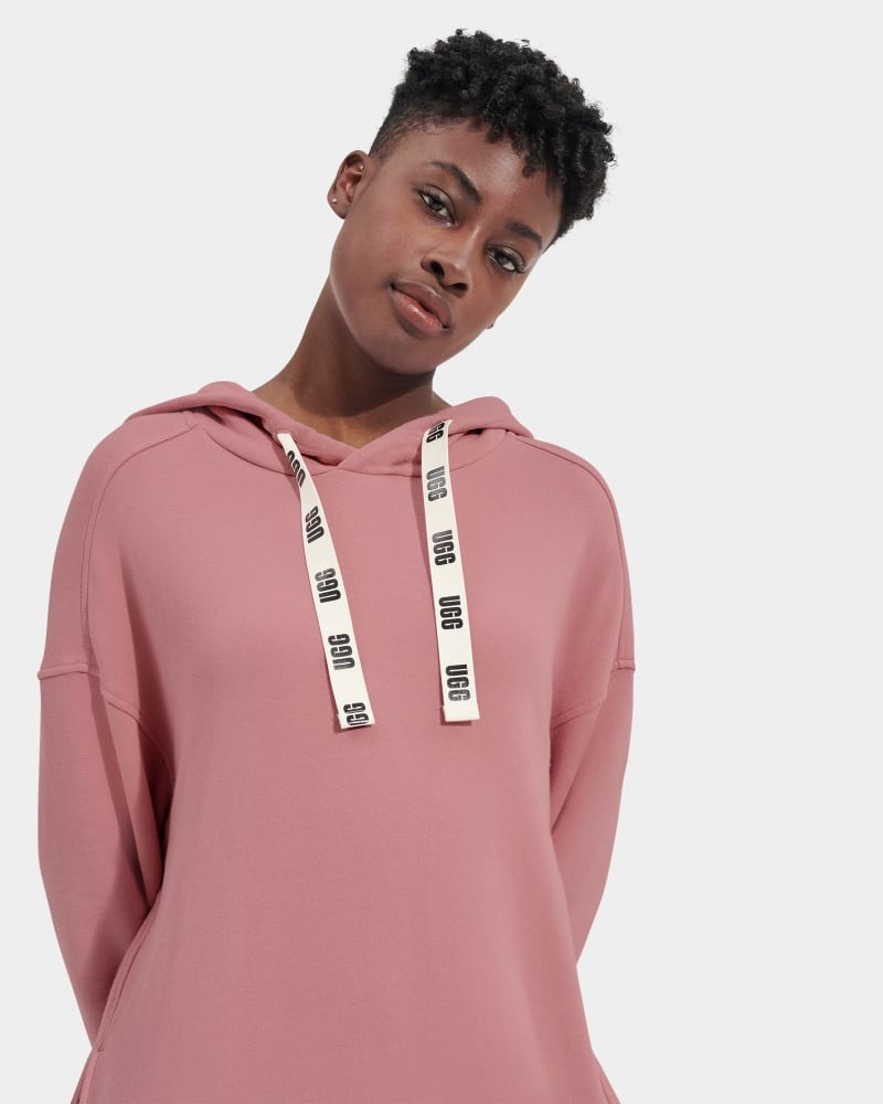 Pink Ugg Aderyn Hoodie Women's Dress | Saudi Arabia-8461270