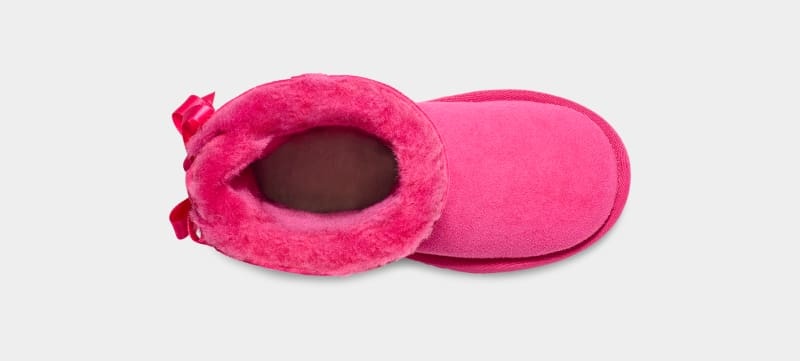 Pink Ugg Bailey Bow Ii Kids' Winter Boots | Saudi Arabia-2908416