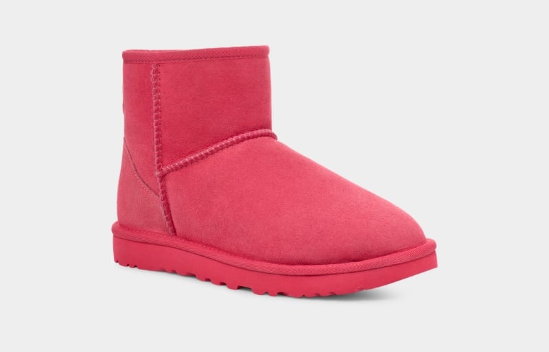 Pink Ugg Classic Mini Ii Women's Boots | Saudi Arabia-2364815