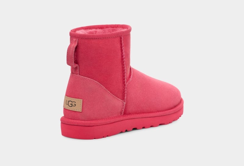 Pink Ugg Classic Mini Ii Women's Boots | Saudi Arabia-2364815