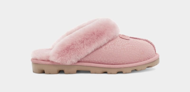 Pink Ugg Coquette Sparkle Spots Women\'s Slippers | Saudi Arabia-1493052