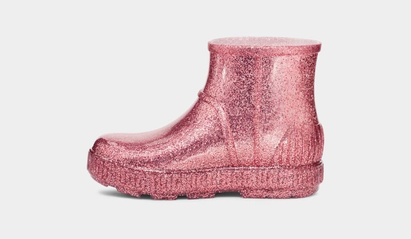 Pink Ugg Drizlita Glitter Kids' Boots | Saudi Arabia-9072456