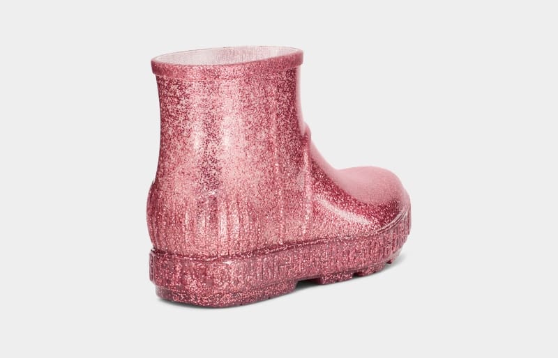 Pink Ugg Drizlita Glitter Kids' Boots | Saudi Arabia-9072456