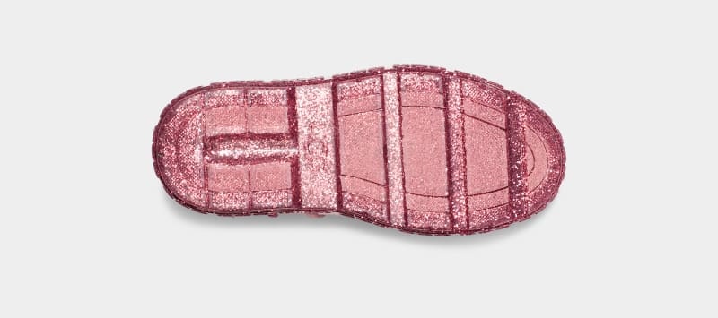 Pink Ugg Drizlita Glitter Kids' Boots | Saudi Arabia-9072456