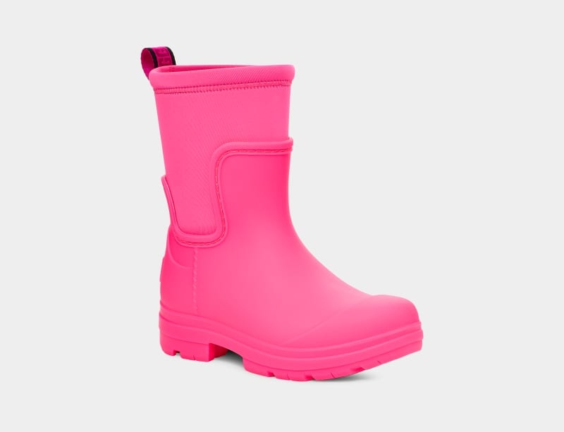 Pink Ugg Droplet Mid Kids' Boots | Saudi Arabia-3072896