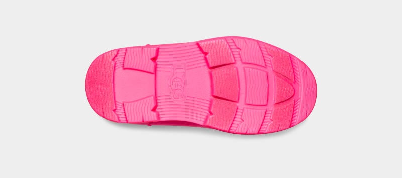 Pink Ugg Droplet Mid Kids' Boots | Saudi Arabia-3072896