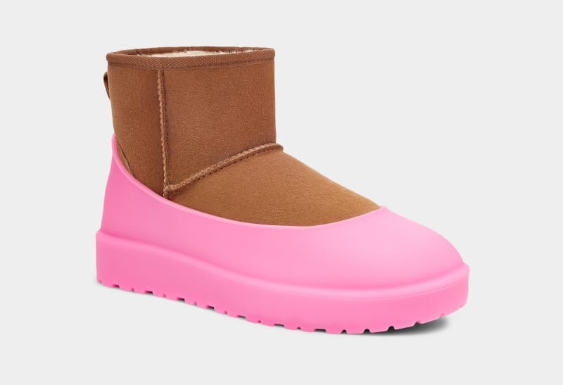 Pink Ugg Guard Men's Boots | Saudi Arabia-3910765