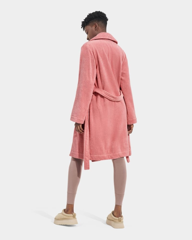 Pink Ugg Lenore Terry Women's Sleepwear | Saudi Arabia-0796853