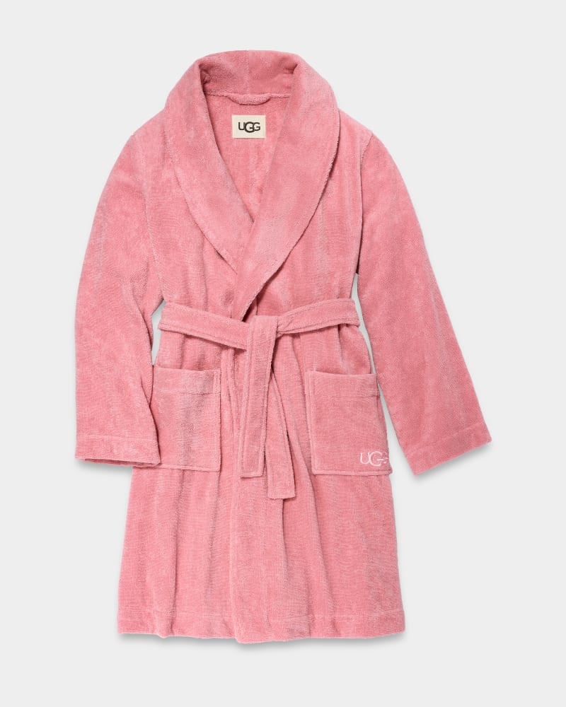 Pink Ugg Lenore Terry Women's Sleepwear | Saudi Arabia-0796853