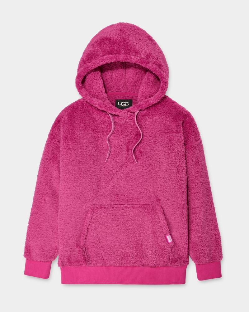 Pink Ugg Loyra Sherpa Women's Hoodie | Saudi Arabia-9486735