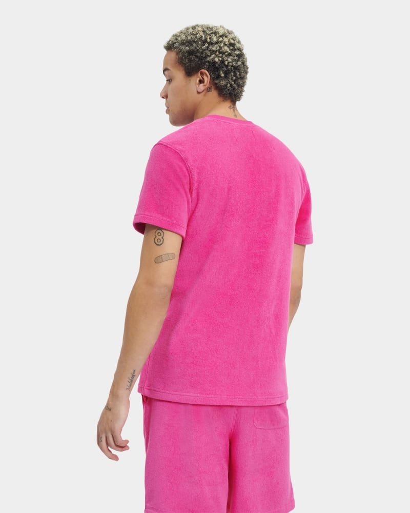 Pink Ugg Mathew Men's Tee | Saudi Arabia-6749180