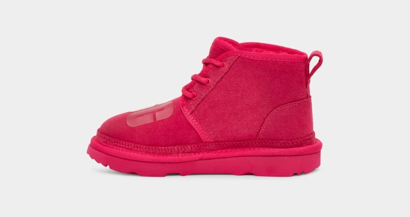 Pink Ugg Neumel Ii Scatter Graphic Kids' Boots | Saudi Arabia-3978602