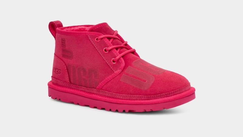 Pink Ugg Neumel Scatter Graphic Women's Boots | Saudi Arabia-8620941