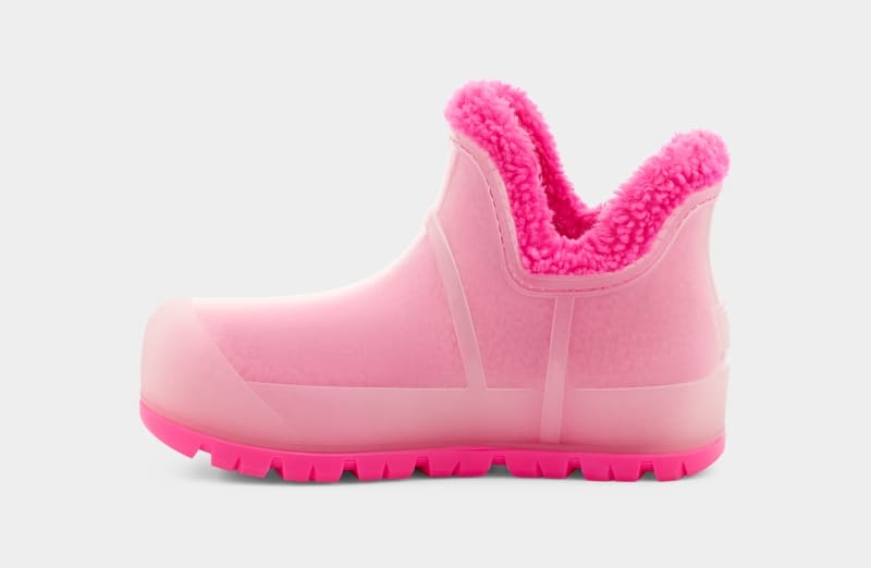 Pink Ugg Raincloud Clear Women's Boots | Saudi Arabia-8261759