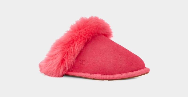 Pink Ugg Scuff Sis Women's Slippers | Saudi Arabia-3704258