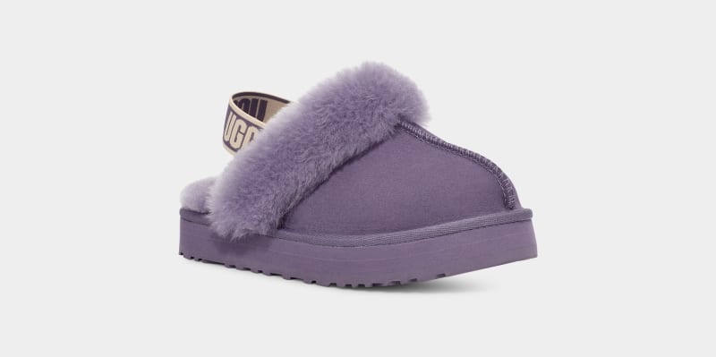 Purple Ugg Funkette Kids' Slippers | Saudi Arabia-2387156