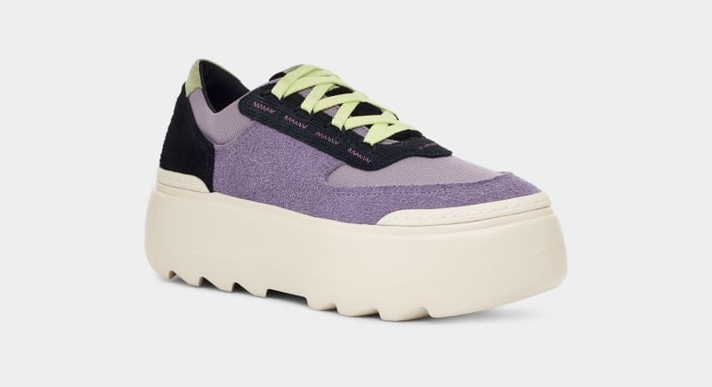 Purple Ugg Marin Mega Lace Women's Sneakers | Saudi Arabia-4029785